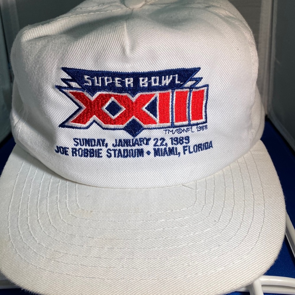 Superbowl 23 Hat Joe Robbie Stadium Miami 1989 Six Panel hat